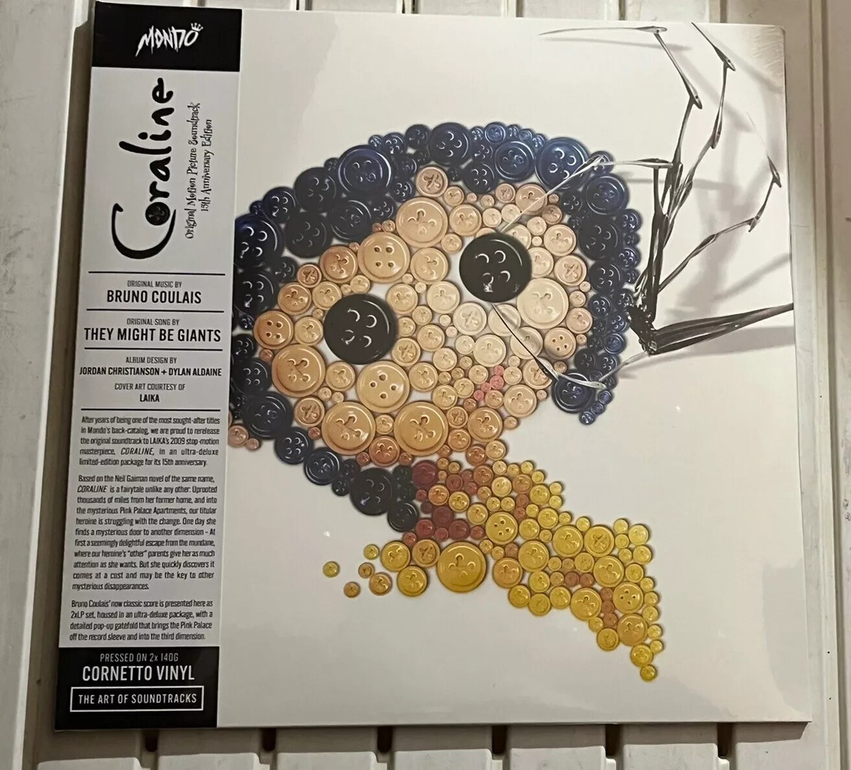 Coraline Original Movie Soundtrack 15th Anniversary Cornetto Vinyl