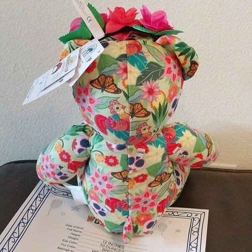 Build-A-Bear Frida Kahlo Icon Collage Teddybär mit Blumenkrone Kopfb… - Bild 7 von 9