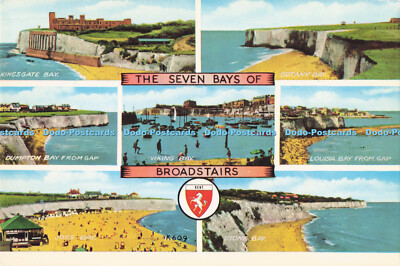 R718889 Die sieben Buchten von Broadstairs Kingsgate Bay Elgate Postkarten Ramsgate Ke