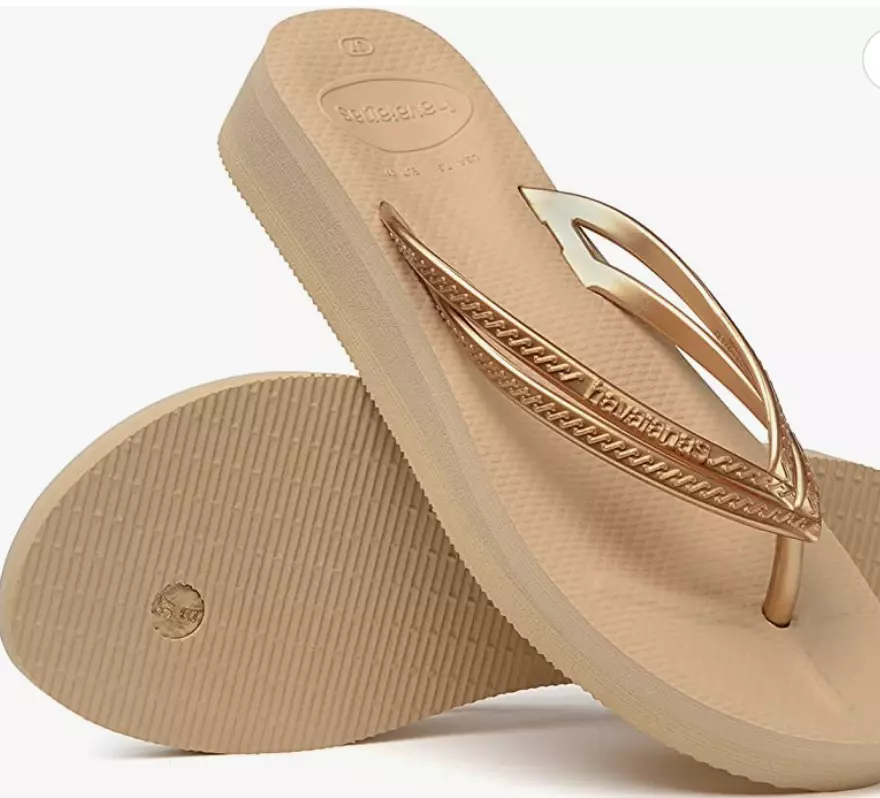 Gold havaianas flip flops uk hotsell