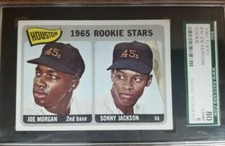 1965 Topps Rookie Stars Joe Morgan RC #16 SGC 6 “EX-NM” HOF Houston “CENTERED”