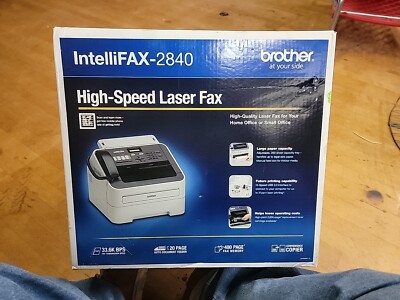Brother IntelliFax 2840 High Speed Laser Fax Machine Unopened New Old Stock