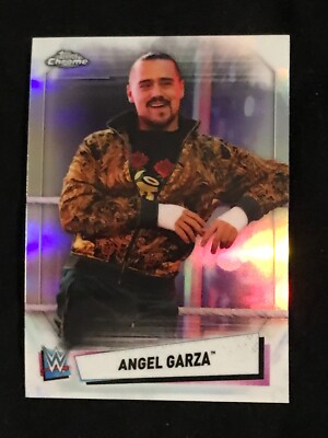 ANGEL GARZA #9 - 2021 TOPPS CHROME WWE - REFRACTOR
