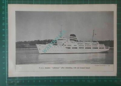 C2885) FAA Dampfer Schiff AALLOTAAR - 1970 Zuschnitt