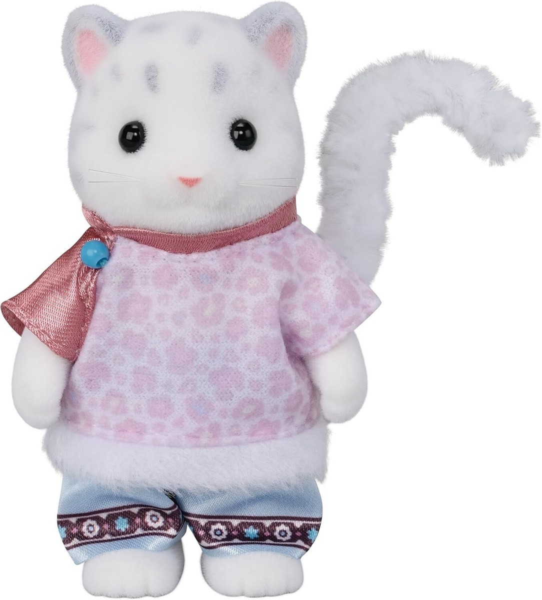 Sylvanian Families Snow Leopard Family FS-55 EPOCH Calico Sylvanian Families Snow Leopard Family FS-55 EPOCH Calico