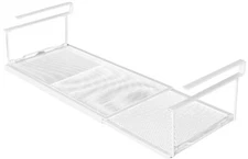 Adjustable Under-Cabinet Shelf And Under Shelf Storage Organizer Basket