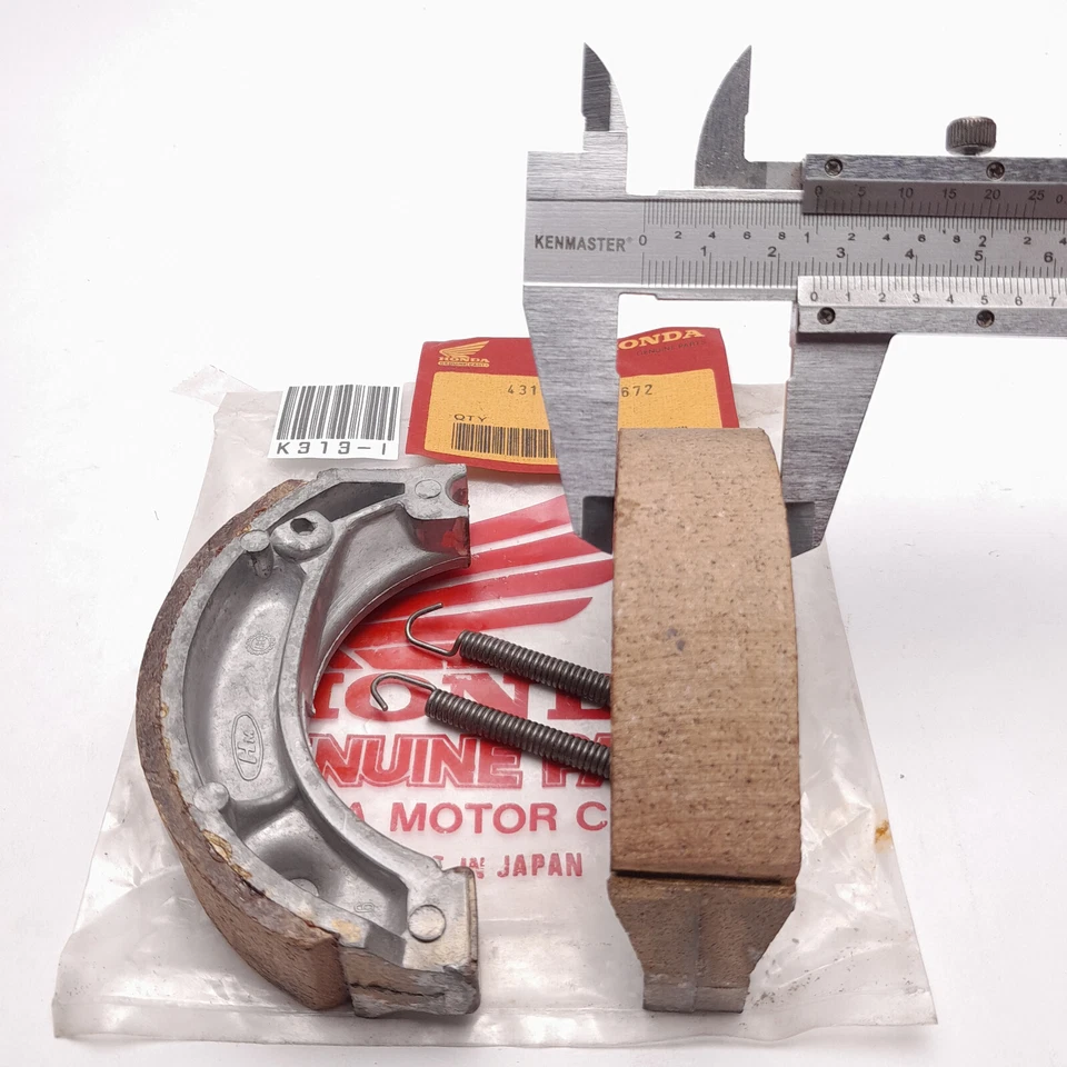 Zapatas de freno Honda CT90 CT200 XL100 CR80R XL80S XL12S XR200 43120-365-672 NUEVAS #2 Foto 2 de 4