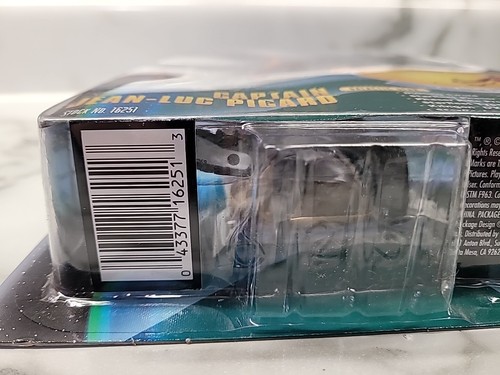 Figurina Playmates STAR TREK CAPTAIN JEAN-LUC PICARD Warp Factor serie 1 1997 nuova con scatola - Foto 3 di 6