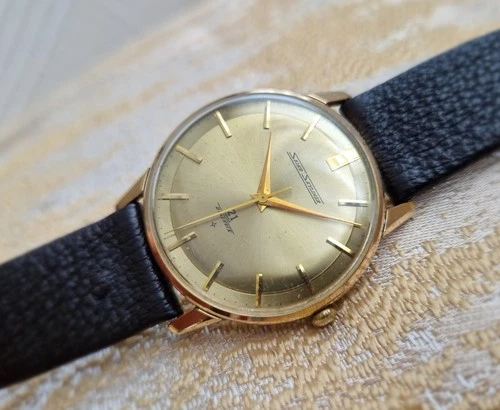 Vintage Seiko Skyliner mechanical men's watch, gold plated, runs