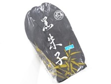 7508310: JAPANESE KIMONO / UNUSED BLACK TABI SOCKS 25.0 cm / 4 clasps / COTTON