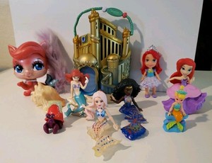 Disney The Little Mermaid Toys Pet  Talking(just Pet) Sisters Lot Of 10 
