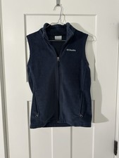 Columbia Sportswear Youth Medium 10/12 Navy Fleece Vest