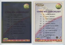 1994 Score Gold Line Team Checklist Philadelphia Flyers Pittsburgh Penguins #271