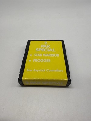 2 Pak Special Frogger & Star Warrior Atari VCS 2600 (Modul) classic 8-bit game