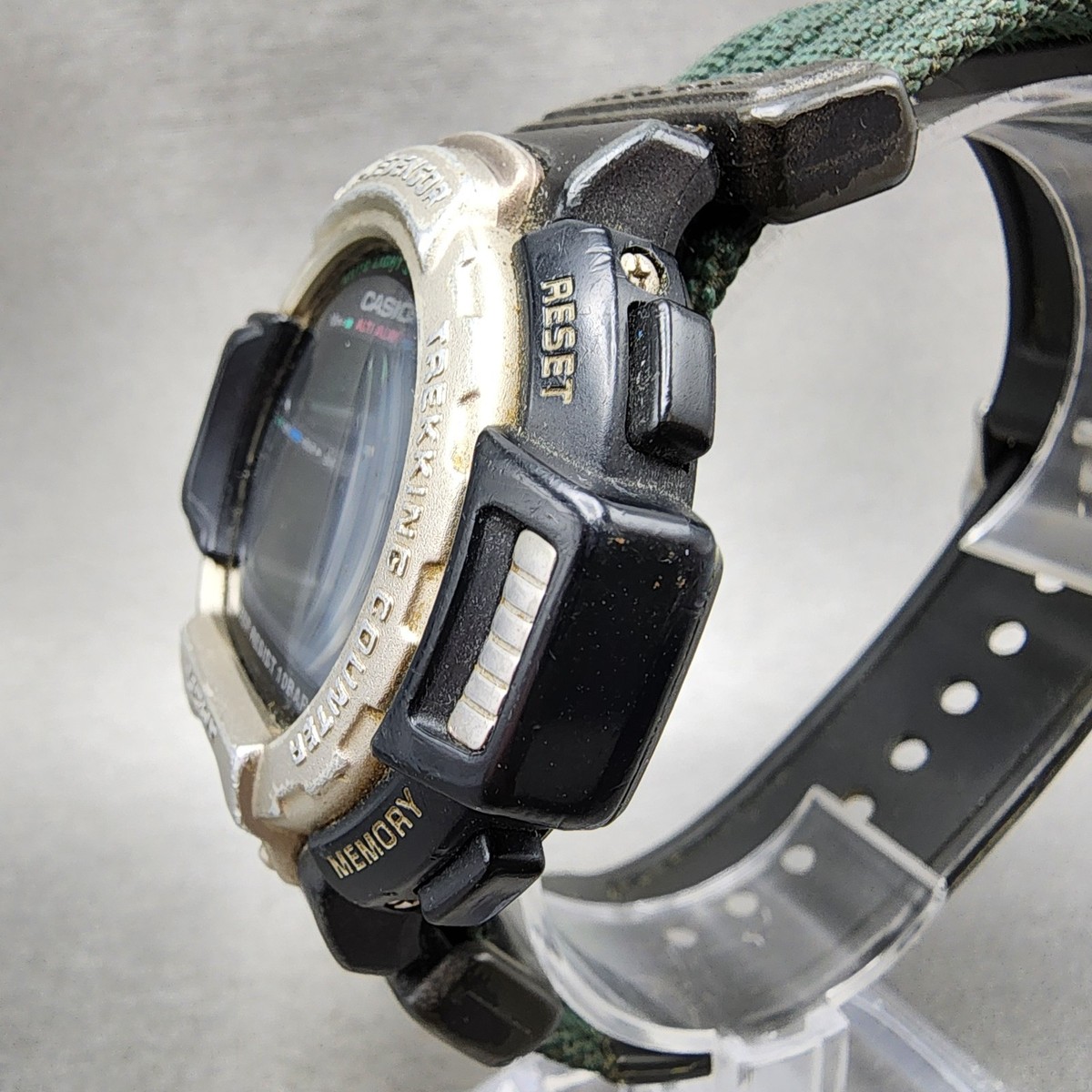 CASIO PRT-60 Quartz Digital Watch Khaki Outdoor Style JAPAN