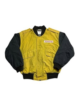 Vintage JDM Toyota Racing Motor Sport Racing Team Jacket Bomber Size Large