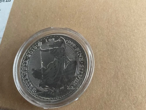 2018 Silver Britannia 1 oz — photo from the most recent tracked eBay sale