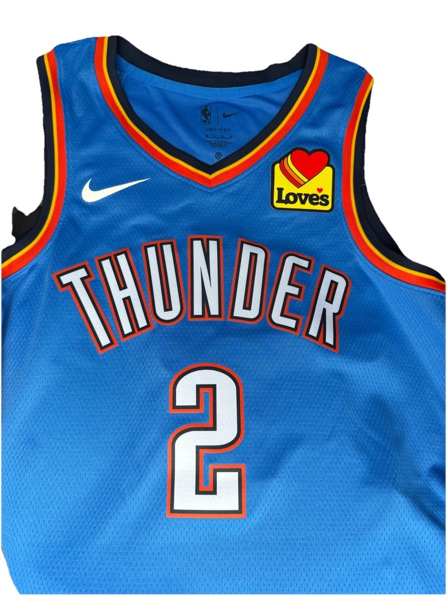 ウェア OKC SGA AU Finals GmaeJersey M Shai Gilgeous-Alexander MVP OKC Thunder Basketball 2025 NBA