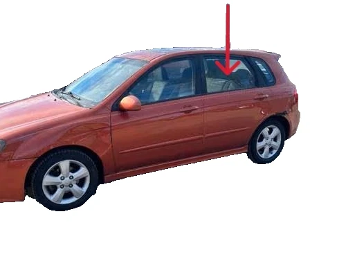 FITS: Kia Spectra 5 Door Wagon / HB : 2005, 2006-2009, NEW, Left Rear Door Glass - Imagem 2 de 4