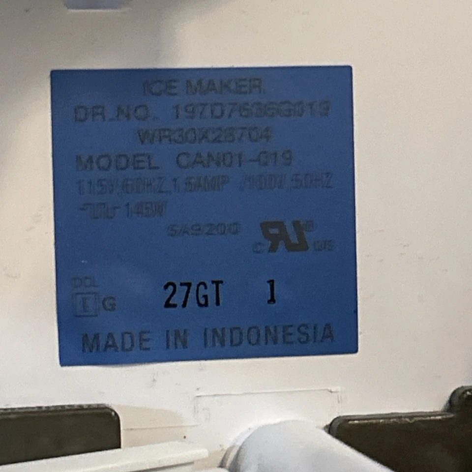 Repuesto para máquina de hielo GE CAN01-019 Hotpoint Profile WR30X28704 Foto 3 de 3