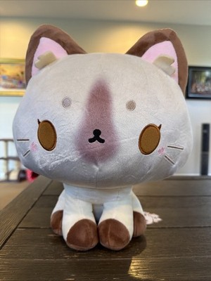 NEW Birduyen Siamese Cat Plush 14  Inch Anime Doll Round 1 Prize Bird Uyen Toy