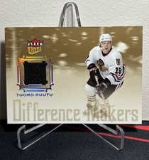 2005-06 Fleer ULTRA Hockey TUOMO RUUTU #DMJ-TR DIFFERENCE MAKERS JERSEY