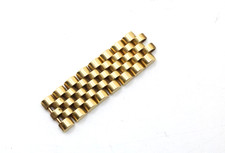 One Authentic Rolex 6917 69178 10mm Jubilee 18k Yellow Gold Link PI7