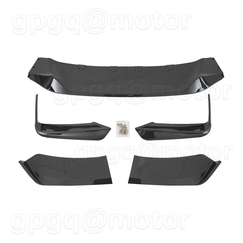 Para BMW F32 4 Series M Sport 2014-20 para-choque dianteiro de fibra de carbono lábio e presas de para-choque - Imagem 2 de 4