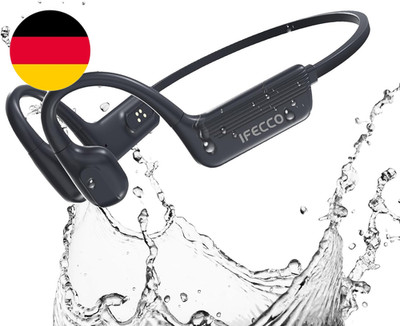 IFECCO Kopfhörer Schwimmen Bluetooth 5.4 - IP68 Wasserdichte Knochenschallkopfhö