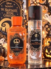 NIGHTMARE BEFORE CHRISTMAS Bath Body Works Jack 2 Piece Mist body Wash NEW