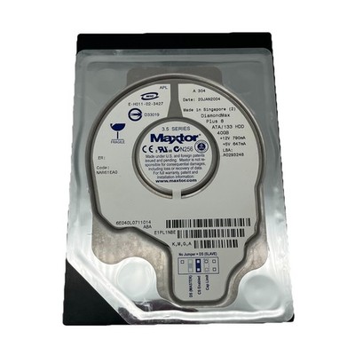 Maxtor DiamondMax Plus 8 40GB IDE ATA/133 3,5  HDD Festplatte 6E040L0711014