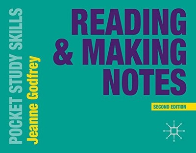 Reading and Making Notes (Pocket Study Skills) by Godfrey, Jeanne 113740258X