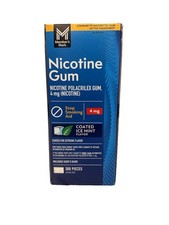 Member's Mark 4 mg Nicotine Polacrilex Gum, Coated Mint Flavor 300 Ct Exp 9/27