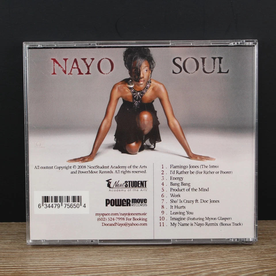 SIGNED Nayo Jones - My Name Is Nayo Soul (2008) VERY RARE Indie Arizona R&B Soul - Image 3 of 4