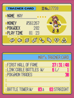 Gen 3 Gold Stars (Pokemon Rubin, Saphir)