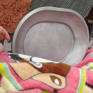 Large Oval Silver Metal Serving Tray w/ Handles, Matte Finish, Solid