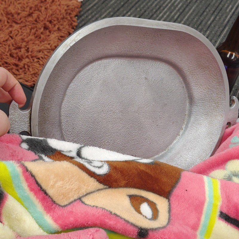 Large Oval Silver Metal Serving Tray w/ Handles, Matte Finish, Solid