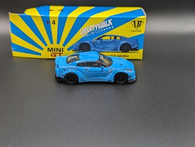 1:64 MINI GT LB WORKS Nissan GT-R R35 Light Blue #4 RHD | eBay