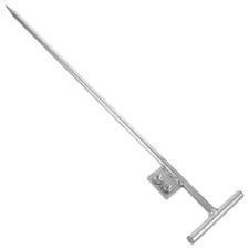 Fence Post Anchor Ground Spike Grounding Rod with Clamp Poles for Electric