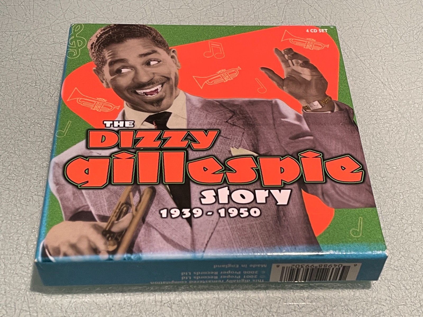 The Dizzy Gillespie Story 1939-1950 - 4 CD's Album Box Set - 2006 Proper - NEW