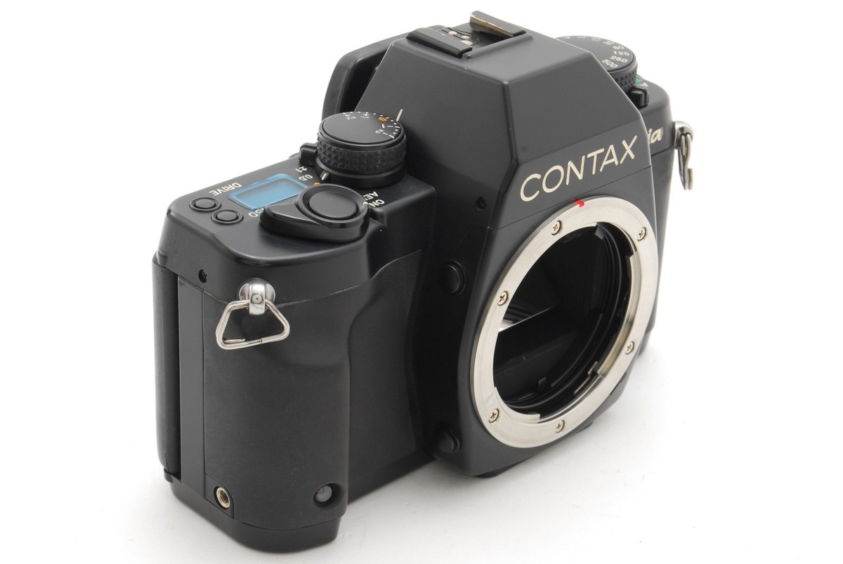 All Works [Almost MINT] Contax Aria 35mm SLR Film Camera Black