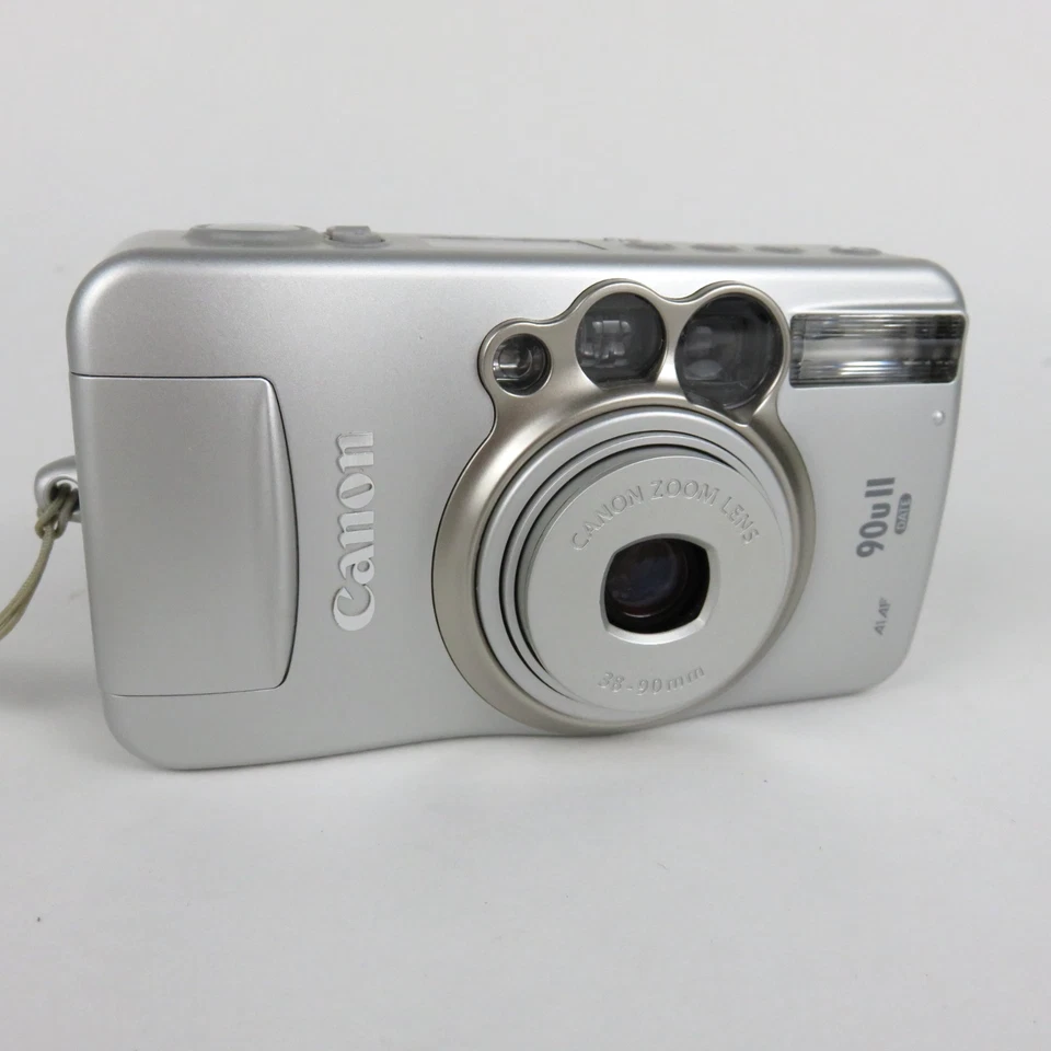 Tested ✅ Canon Prima Zoom 90U II Analog Camera 35mm 38-90mm Zoom OVP Battery - Bild 3 von 4