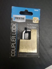 Reese Towpower Brass Adjustable Tow Hitch Coupler Tongue Lock W2 Keys Reese Towpower Brass Adjustable Tow Hitch Coupler Tongue Lock W2 Keys