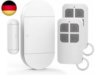 TüRalarm Fensteralarm, 2 Fernbedienungen, 130 Db Sirene | 4 Betriebsarten,