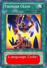 YuGiOh Thunder Crash (V.1) IOC-EN043 Common Englisch NM 1st