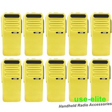 Lot 10 Yellow Repair Front Housing Case Cover for CP200D CP 200D Two Way Radio
