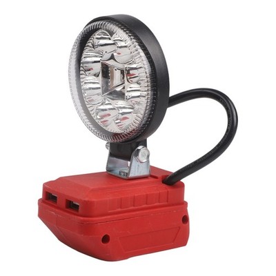 für AKKU Camping Leuchte 18V für AKKU kompatibel Flexibler Lampenkopf High Power