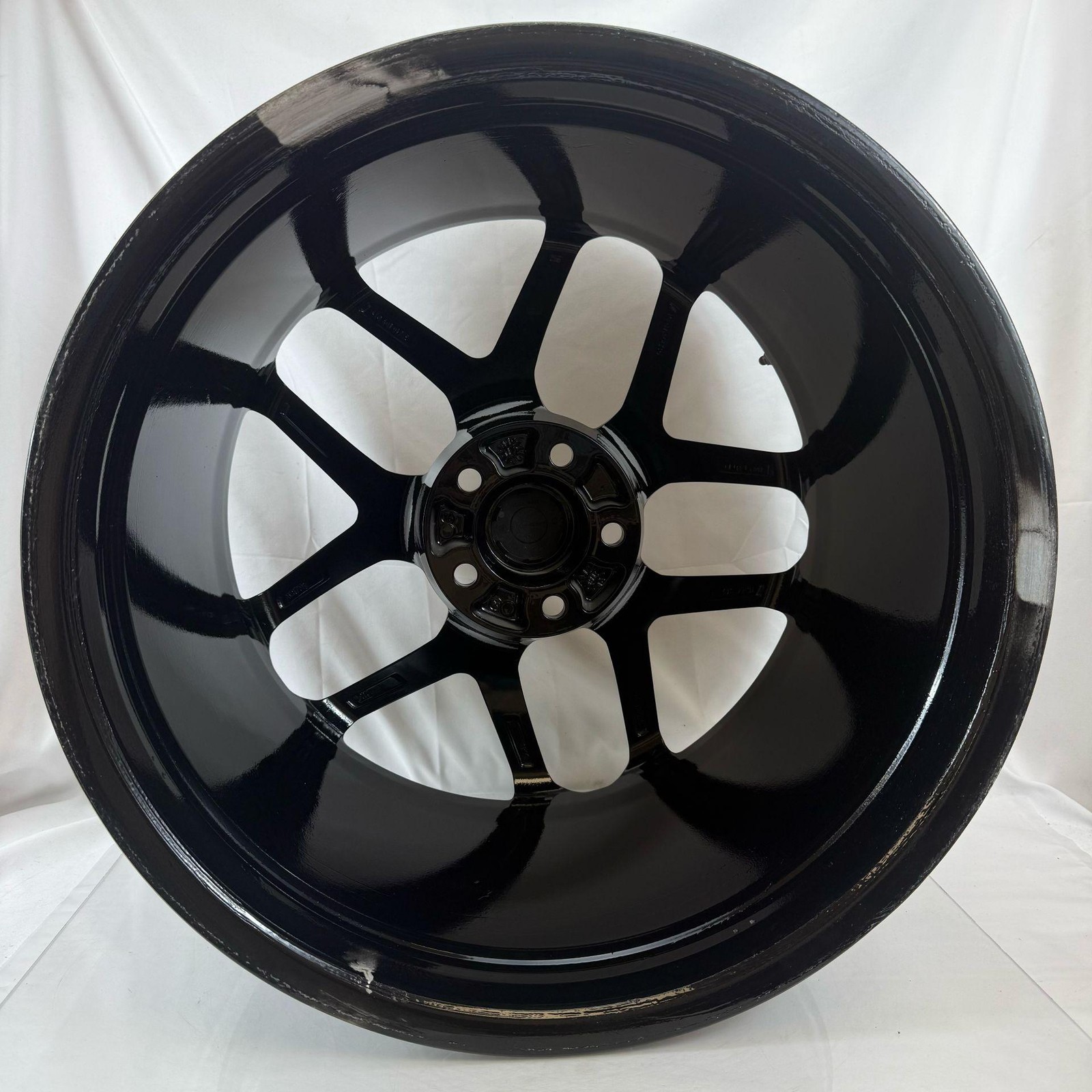 19" Lamborghini Huracan LP580 OEM Kari 5 Spoke Gloss Black 4 Wheels Full Set