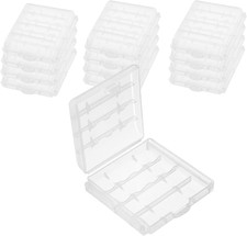 12Pcs AAA Battery Storage Case Holder Box AA Battery Storage Case