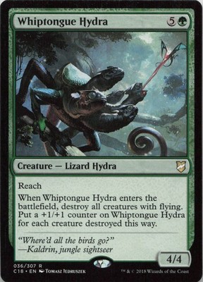 Whiptongue Hydra R Commander 2018 36 LP MTG